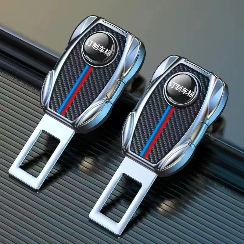 Extensor de centură auto, aliaj de aluminiu + piele, brand jx, personalizare disponibilă, imprimare a logoului