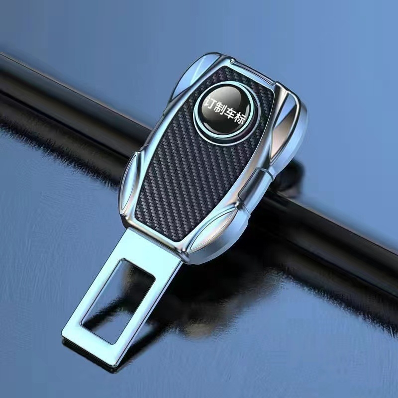 Extensor de centură auto, aliaj de aluminiu + piele, brand jx, personalizare disponibilă, imprimare a logoului