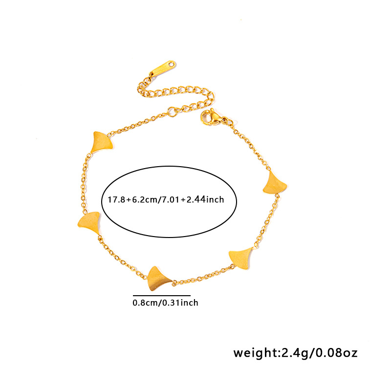 Brățară din oțel inoxidabil pentru femei, finisaj electroplating, design geometric, stil de lux