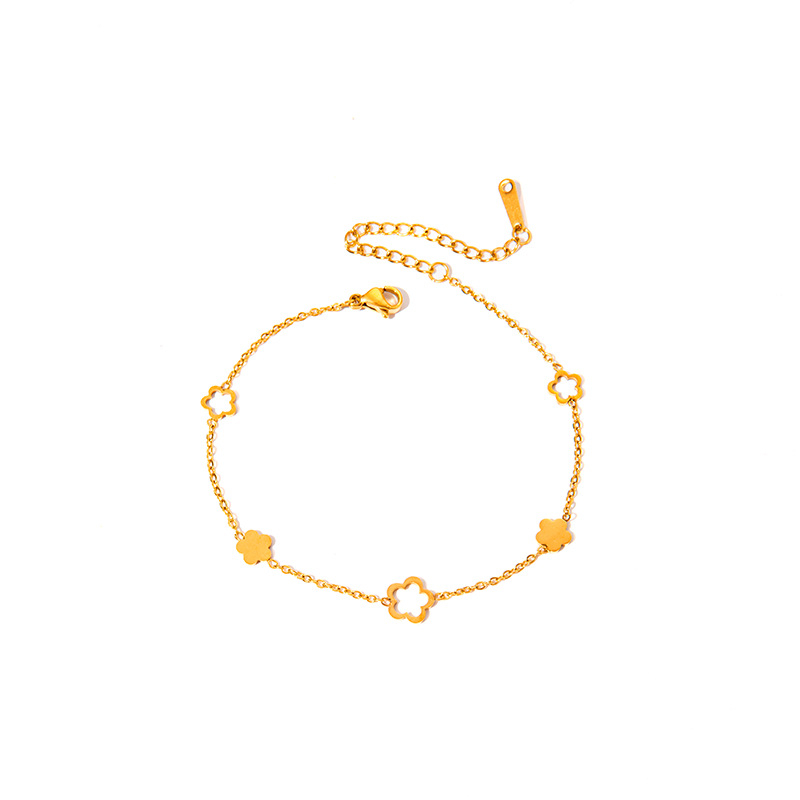 Brățară din oțel inoxidabil pentru femei, finisaj electroplating, design geometric, stil de lux