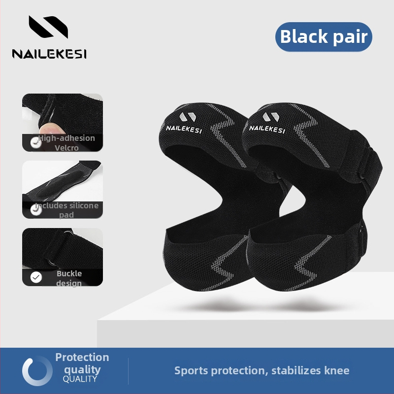 Genunchiere pentru alpinism, fibre poliesterice și spandex, pentru adulți, protecție la ciclism