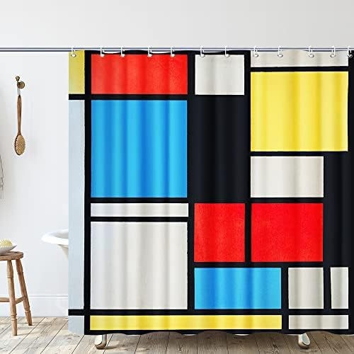 Perdea de duș din poliester, imprimeu, stil modern minimalist, marca Chongmingniao Textile Factory, procesare personalizată disponibilă