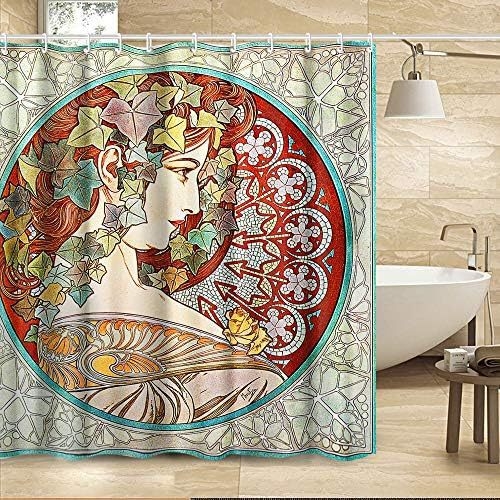 Perdea de duș din poliester, imprimeu, stil modern minimalist, marca Chongmingniao Textile Factory, procesare personalizată disponibilă