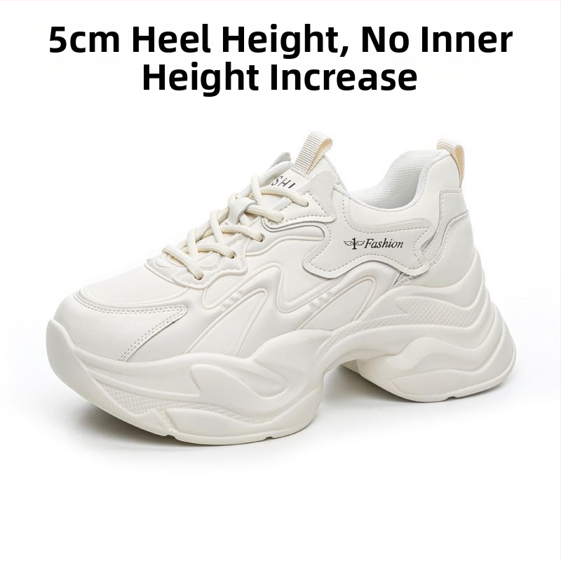 Dámske tenisky s hrubou podrážkou zo split kože, fleecová vnútorná výstelka a výškový vnútorný vložka