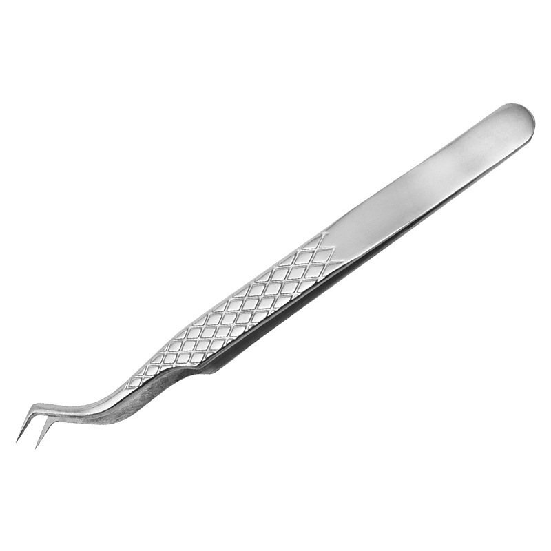 Clește pentru gene false – precizie înaltă pentru grafting, design cu plasă încrucișată și clips pentru sprâncene