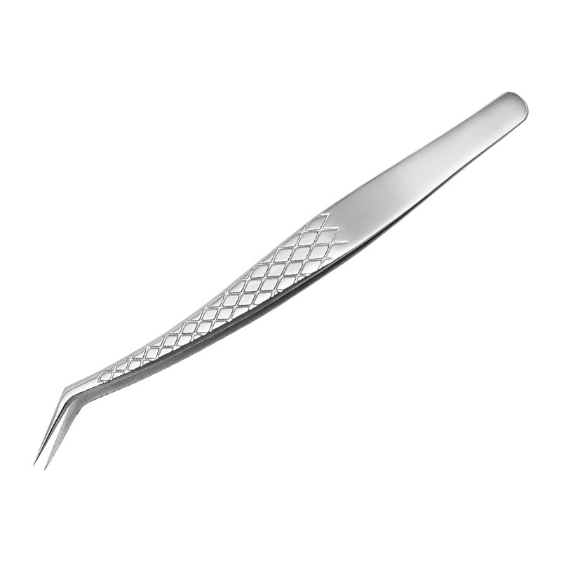 Clește pentru gene false – precizie înaltă pentru grafting, design cu plasă încrucișată și clips pentru sprâncene