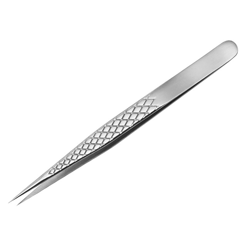 Clește pentru gene false – precizie înaltă pentru grafting, design cu plasă încrucișată și clips pentru sprâncene