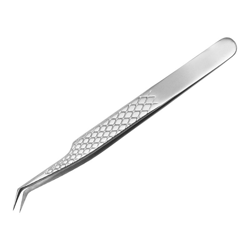 Clește pentru gene false – precizie înaltă pentru grafting, design cu plasă încrucișată și clips pentru sprâncene