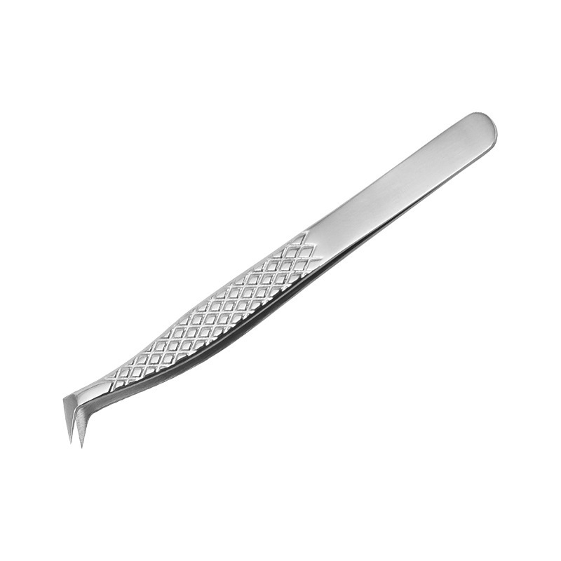 Clește pentru gene false – precizie înaltă pentru grafting, design cu plasă încrucișată și clips pentru sprâncene