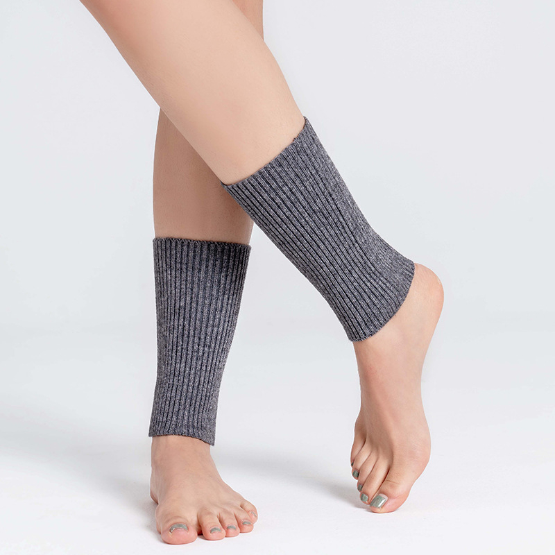Șosete de protecție a gleznelor din cașmir pentru adulți — calde, scurte, design gros de iarnă; potrivite pentru alergare, fitness și sporturi