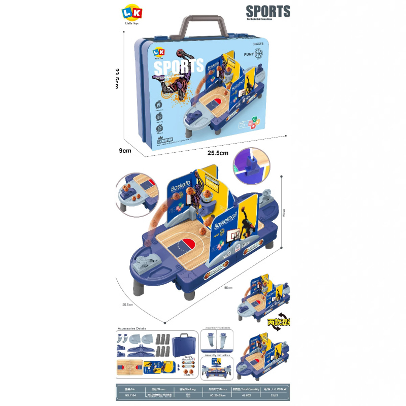 Joc de fotbal pe masă pentru copii cu acțiune catapultă; construcție din plastic; vârsta 4–14 ani; origine Guangdong; ambalaj: cutie colorată.