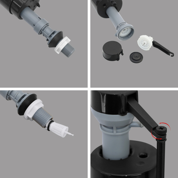 Supapă de umplere a toaletei cu intrare de ac reglabilă, tip apăsare, material POM, stil modern minimalist, Xiamen Jielin