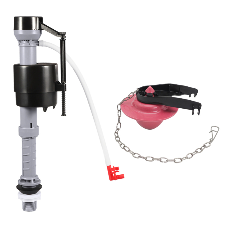 Supapă de umplere a toaletei cu intrare de ac reglabilă, tip apăsare, material POM, stil modern minimalist, Xiamen Jielin