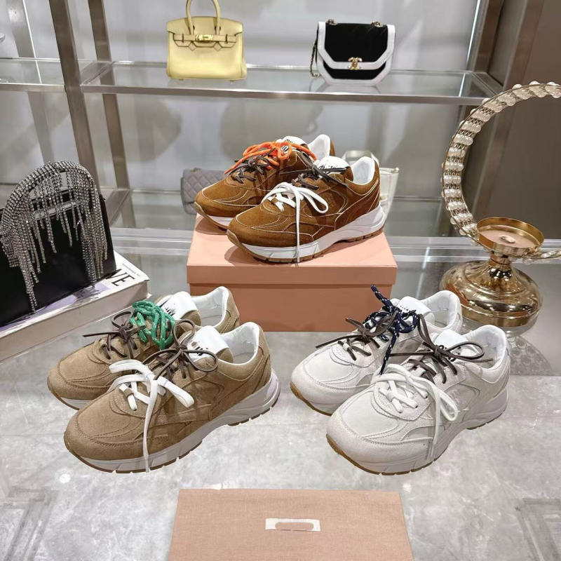 Balerini casual zilnic cu șireturi, partea superioară din piele de vițel/plasă, căptușeală din piele de oaie/plasă, talpă cu formă originală