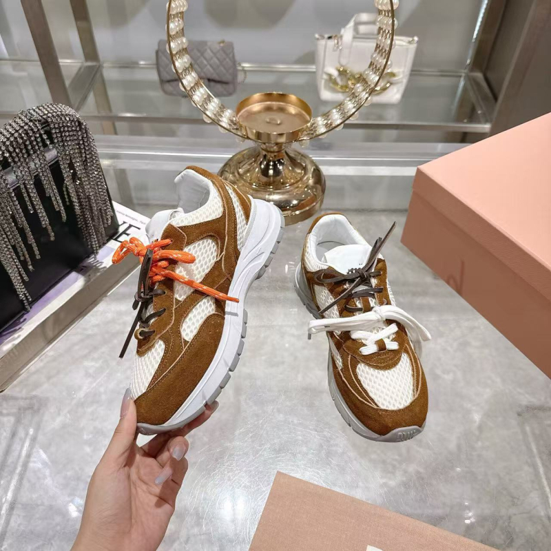 Balerini casual zilnic cu șireturi, partea superioară din piele de vițel/plasă, căptușeală din piele de oaie/plasă, talpă cu formă originală