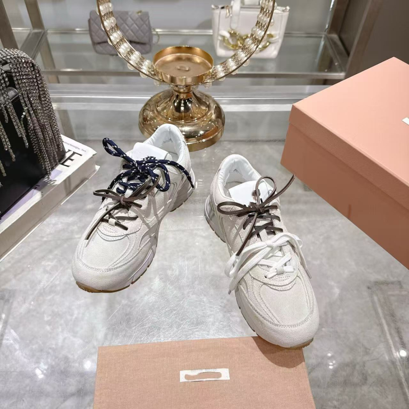 Balerini casual zilnic cu șireturi, partea superioară din piele de vițel/plasă, căptușeală din piele de oaie/plasă, talpă cu formă originală