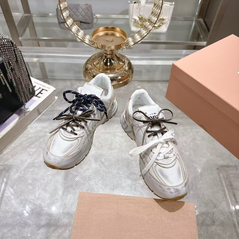 Balerini casual zilnic cu șireturi, partea superioară din piele de vițel/plasă, căptușeală din piele de oaie/plasă, talpă cu formă originală