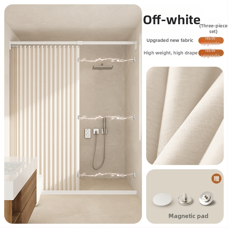 Sprchová záves na deliacu kúpeľňu, polyester, nordický štýl, vzor: jednobarevný alebo karikatúra, Smart brand intelligence