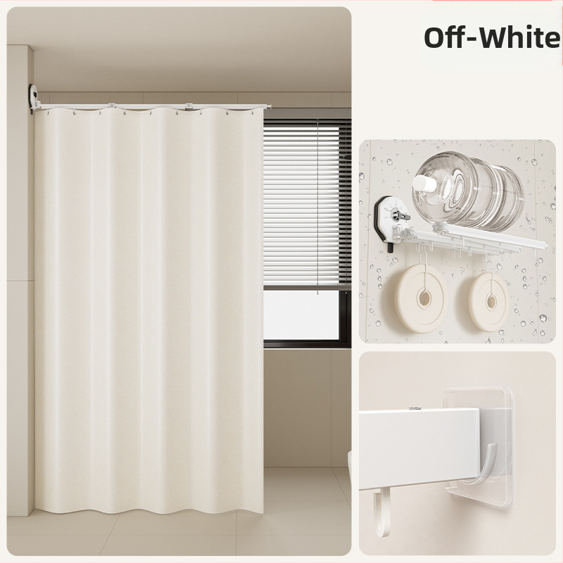 Sprchová záves na deliacu kúpeľňu, polyester, nordický štýl, vzor: jednobarevný alebo karikatúra, Smart brand intelligence