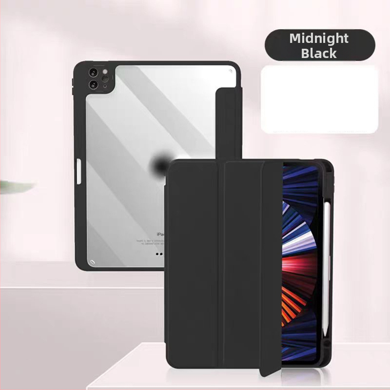 Ochranný obal na iPad - akrylový, magnetický, proti pádu, funkcia spánku, držiak/stojan, kompatibilný s iPad Pro (akrylový; magnetický; proti pádu; funkcia spánku; držiak/stojan)