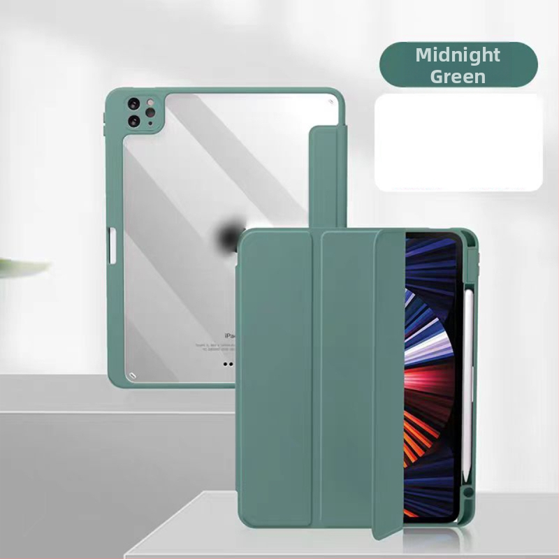 Ochranný obal na iPad - akrylový, magnetický, proti pádu, funkcia spánku, držiak/stojan, kompatibilný s iPad Pro (akrylový; magnetický; proti pádu; funkcia spánku; držiak/stojan)