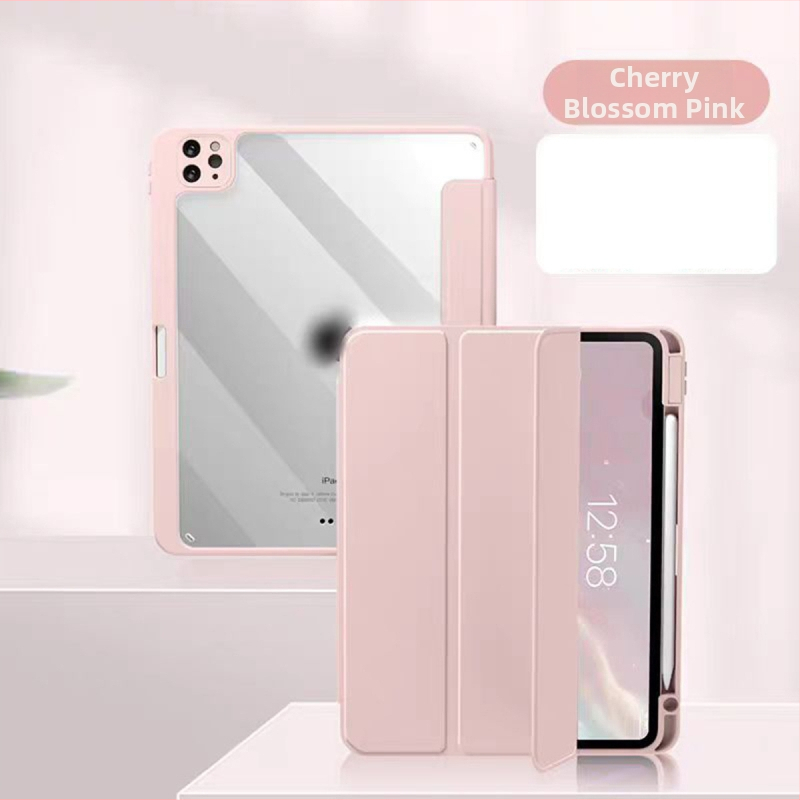 Ochranný obal na iPad - akrylový, magnetický, proti pádu, funkcia spánku, držiak/stojan, kompatibilný s iPad Pro (akrylový; magnetický; proti pádu; funkcia spánku; držiak/stojan)