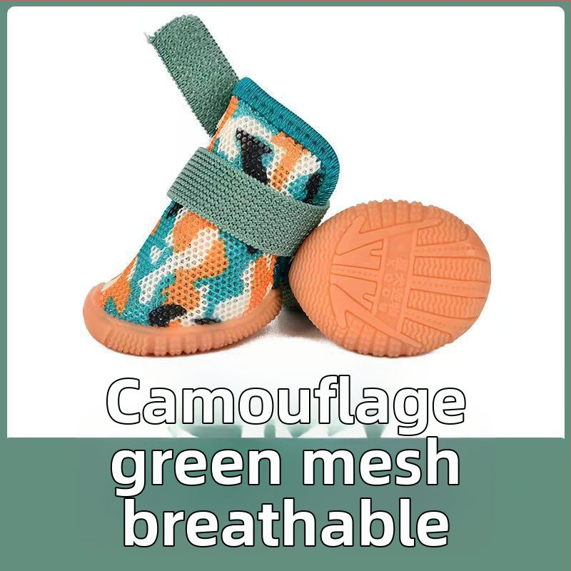 Star Dog kis kutyák számára cipő - csúszásmentes, kopásálló gumi, mindennapi stílus, 4 darabos készlet