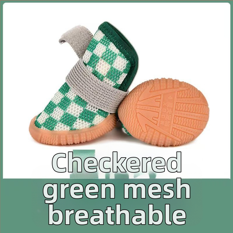 Star Dog kis kutyák számára cipő - csúszásmentes, kopásálló gumi, mindennapi stílus, 4 darabos készlet