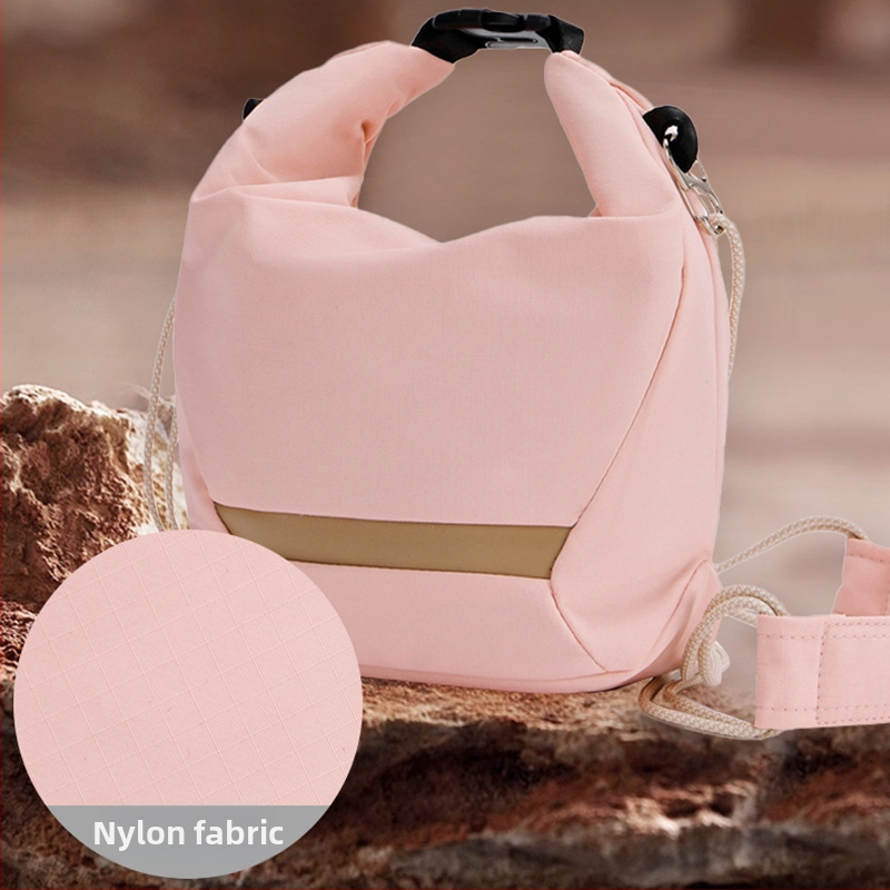 Taška na zrkadlovku z nylonu, ramenný štýl, unisex, uvedená na trh na jeseň 2024