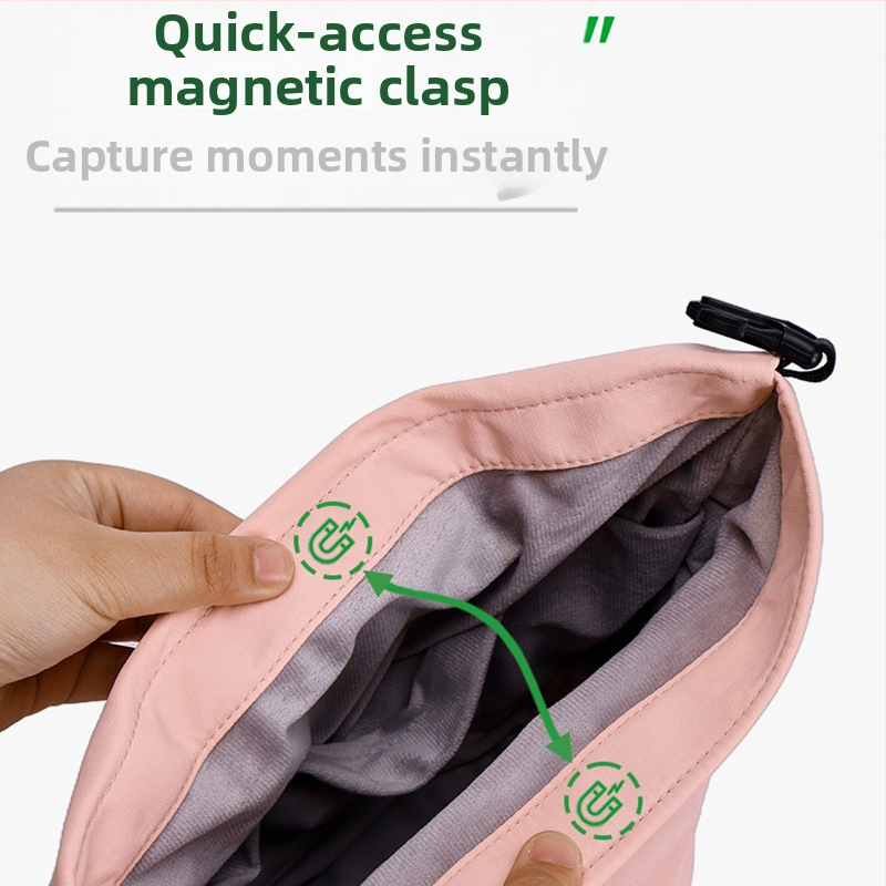 Taška na zrkadlovku z nylonu, ramenný štýl, unisex, uvedená na trh na jeseň 2024