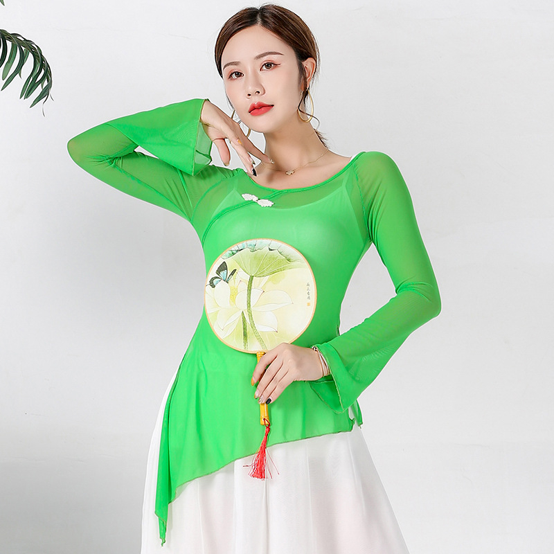 Top Belly dance – croială fluidă, țesătură Spandex 90%, căptușeală Spandex 90% (Potrivit pentru belly dance)