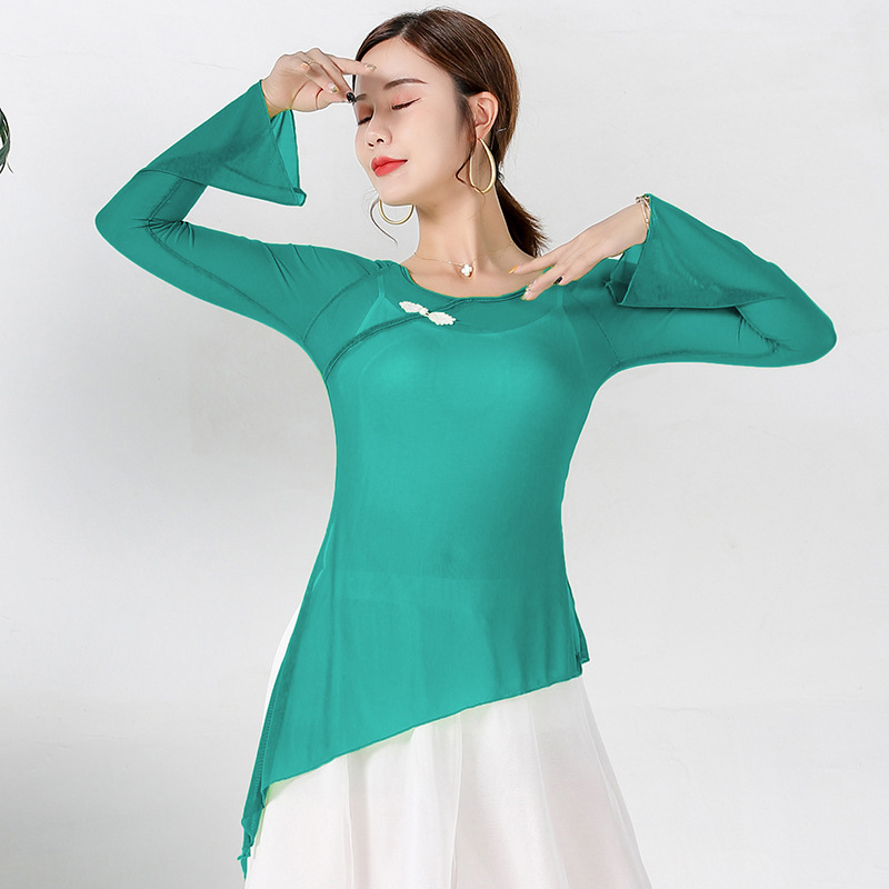 Top Belly dance – croială fluidă, țesătură Spandex 90%, căptușeală Spandex 90% (Potrivit pentru belly dance)