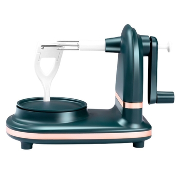 Oguljač za jabuke s ručnim pogonom – višenamjenski, nehrđajući čelik + ABS, modern dizajn minimalistički