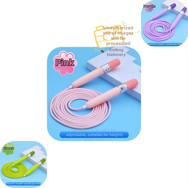 Nastaviteľné PVC skákacie lano pre deti