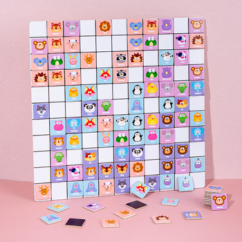 Puzzle magnetic din lemn pentru copii, joc de masă care stimulează interacțiunea părinte-copil și gândirea logică; Material: lemn; Tip: puzzle magnetic de masă; Beneficii: dezvoltare emoțională, vizuală și intelectuală; Potrivit pentru copii.