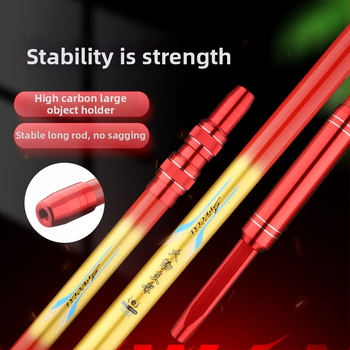 Držiak na veľké predmety – viacsmerná rotácia, skladací, materiál: karbón, dvojúčelový