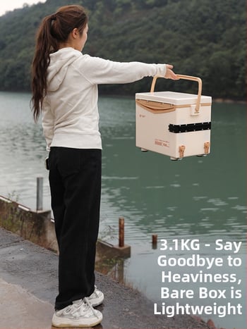 Rybárska krabica Camper, kapacita 32-45 L, PP materiál