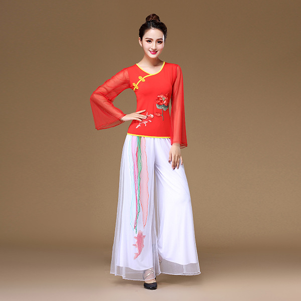 Négyzetes táncruha hímzéssel;tej-selyem anyag; poliészter 95%; egyszínű mintázat; felnőtt nők számára