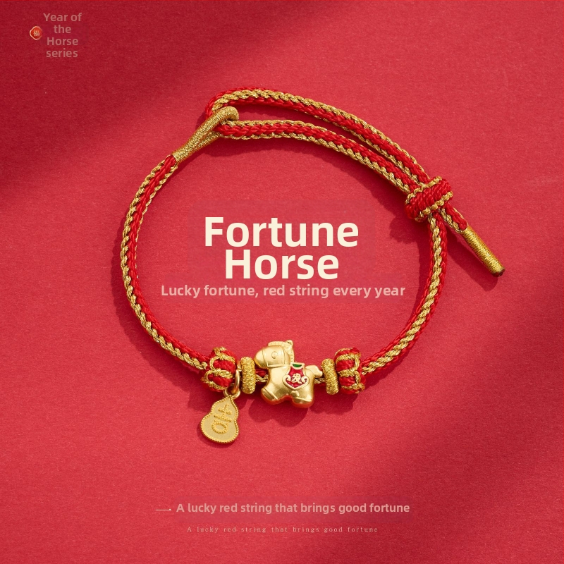 Etnoštýlová unisex náramok zo šnôry, vyšívaný, pôvod Yiwu, autorizovaná súkromná značka Fei Yi, veľkoobchodné balenie, zima 2025