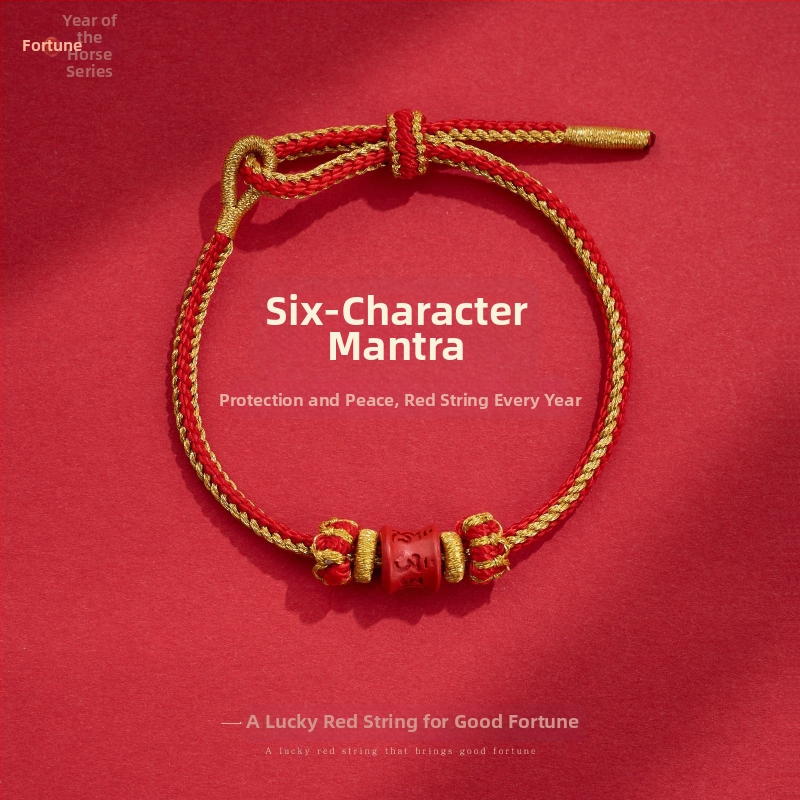 Etnoštýlová unisex náramok zo šnôry, vyšívaný, pôvod Yiwu, autorizovaná súkromná značka Fei Yi, veľkoobchodné balenie, zima 2025