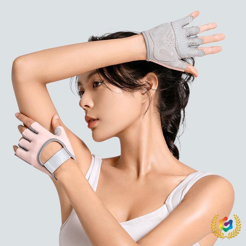 Fitnesz kesztyű csuklóvédelemmel, szivacs anyagból, gyermekeknek