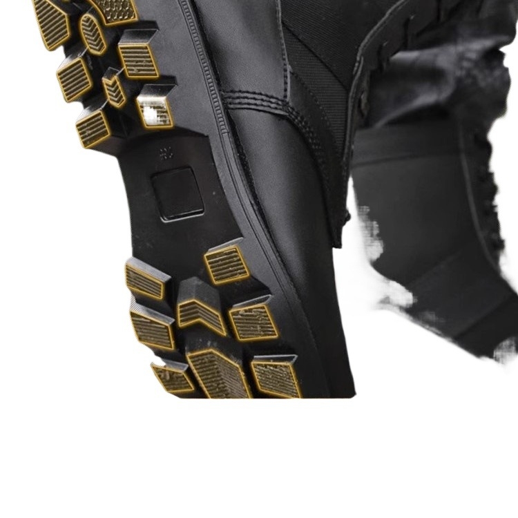 Ghete tactice înalte pentru exterior, impermeabile și respirabile, rezistente la uzură, cu talpă EVA și partea superioară din fibră superioară, bocanci de tip militar