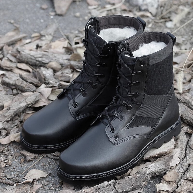 Ghete tactice înalte pentru exterior, impermeabile și respirabile, rezistente la uzură, cu talpă EVA și partea superioară din fibră superioară, bocanci de tip militar