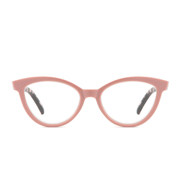 Ochelari de citit cu design cat-eye, cadru mare, lentile PC, protecție UV, anti-lumină albastră