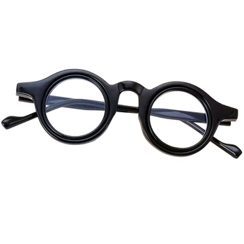 Ochelari de lectură cu anti-lumină albastră, rame rotunde din PC cu cadru integral, pentru fețe mari, lansare primăvara 2025