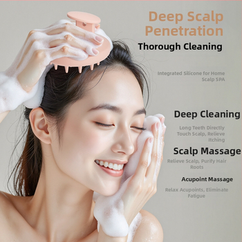 Perie de duș din silicon pentru masaj, unitară, portabilă, utilizare generală, personalizabilă, ambalaj 100 buc