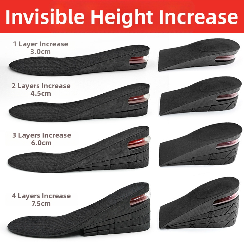 Magasságot növelő talptalp, PVC anyagú, teljes talptalp, Emperor Wolf foot ZGQD, alkalmas sportcipőkhöz, bakancsokhoz, hétköznapi és munkacipőkhöz