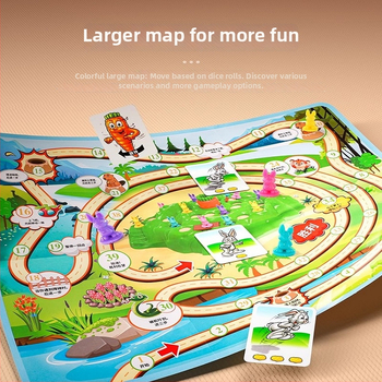 Nyúlcsapda — Kétfős társasjáték, gondolkodás fejlesztése és szülő-gyerek interakció, műanyag, 4–14 éveseknek