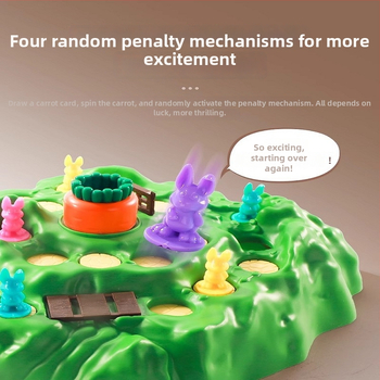 Nyúlcsapda — Kétfős társasjáték, gondolkodás fejlesztése és szülő-gyerek interakció, műanyag, 4–14 éveseknek