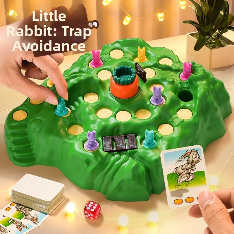 Nyúlcsapda — Kétfős társasjáték, gondolkodás fejlesztése és szülő-gyerek interakció, műanyag, 4–14 éveseknek